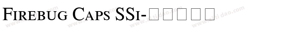 Firebug Caps SSi字体转换